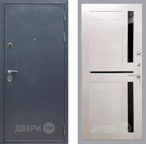 Входная металлическая Дверь Стоп СИЛЬВЕР СБ-18 Лиственница беж в Лобне