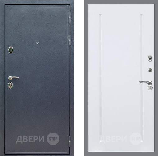 Входная металлическая Дверь Стоп СИЛЬВЕР ФЛ-68 Силк Сноу в Лобне