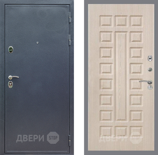 Входная металлическая Дверь Стоп СИЛЬВЕР ФЛ-183 Беленый дуб в Лобне