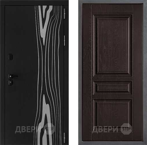 Дверь Дверной континент ДК-12 ФЛ-243 Дуб шоколадный в Лобне