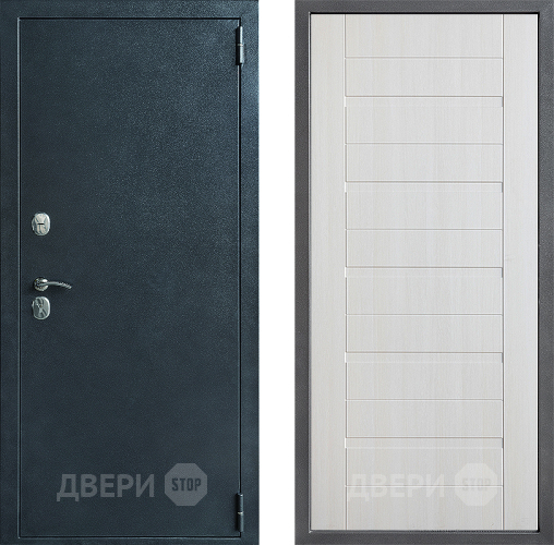 Входная металлическая Дверь Дверной континент ДК-70 Дизайн ФЛ-70 Лиственница белая в Лобне