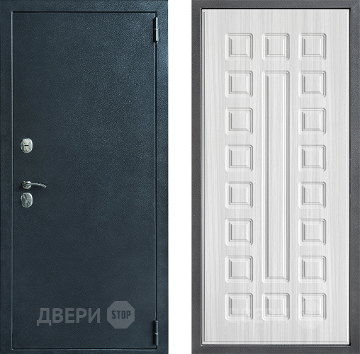 Входная металлическая Дверь Дверной континент ДК-70 Дизайн ФЛ-183 Сандал белый в Лобне
