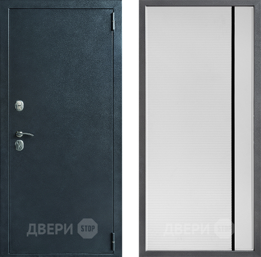 Дверь Дверной континент ДК-70 Дизайн ФЛ-757 Черное Стекло Софт милк в Лобне