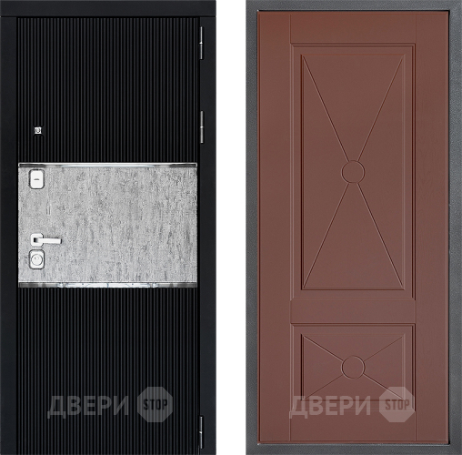 Дверь Дверной континент ДК-13 ФЛ-617 Ясень шоколадный в Лобне