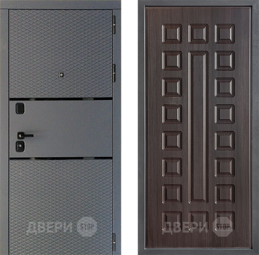 Входная металлическая Дверь Дверной континент Диамант Дизайн ФЛ-183 Венге в Лобне