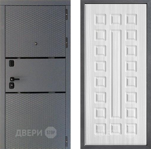 Входная металлическая Дверь Дверной континент Диамант Дизайн ФЛ-183 Сандал белый в Лобне