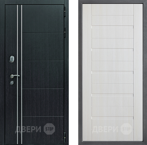 Входная металлическая Дверь Дверной континент Теплолюкс Дизайн ФЛ-70 Лиственница белая в Лобне