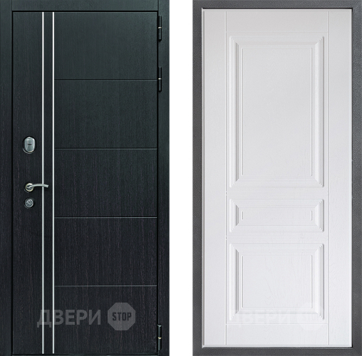 Входная металлическая Дверь Дверной континент Теплолюкс Дизайн ФЛ-243 Альберо Браш серебро в Лобне