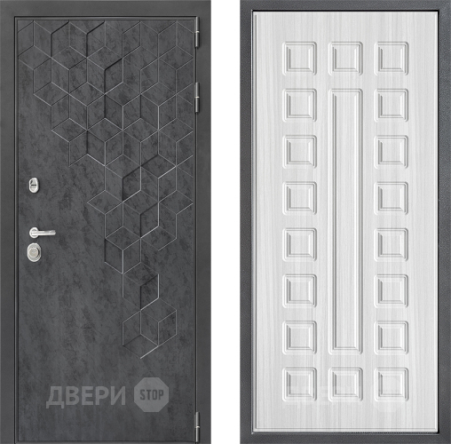 Входная металлическая Дверь Дверной континент ДК-3/713 ФЛ-183 Сандал белый в Лобне