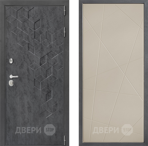Входная металлическая Дверь Дверной континент ДК-3/713 ФЛ-655 Капучино в Лобне