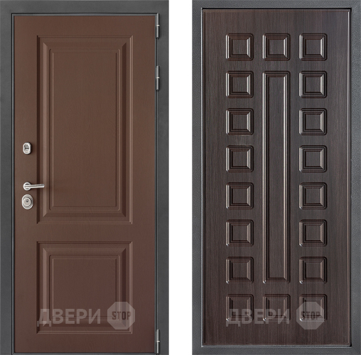 Входная металлическая Дверь Дверной континент ДК-3/729 ФЛ-183 Венге в Лобне
