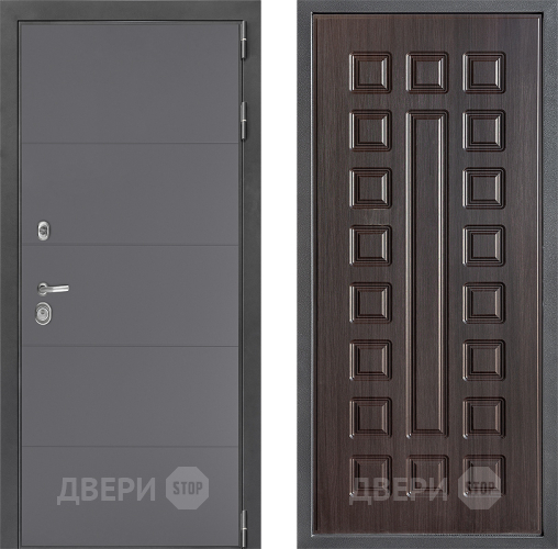 Входная металлическая Дверь Дверной континент ДК-3/649 ФЛ-183 Венге в Лобне