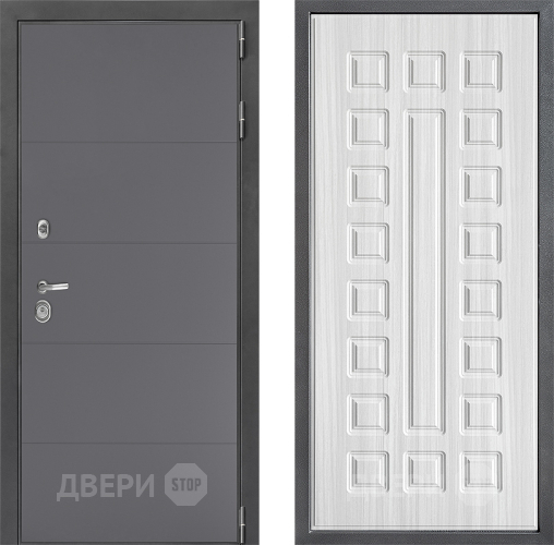 Входная металлическая Дверь Дверной континент ДК-3/649 ФЛ-183 Сандал белый в Лобне