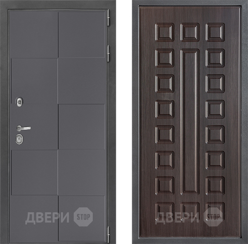 Входная металлическая Дверь Дверной континент ДК-3/606 ФЛ-183 Венге в Лобне