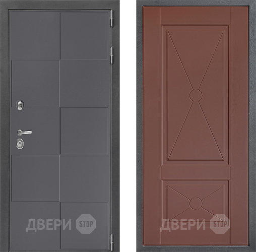 Дверь Дверной континент ДК-3/606 ФЛ-617 Ясень шоколадный в Лобне
