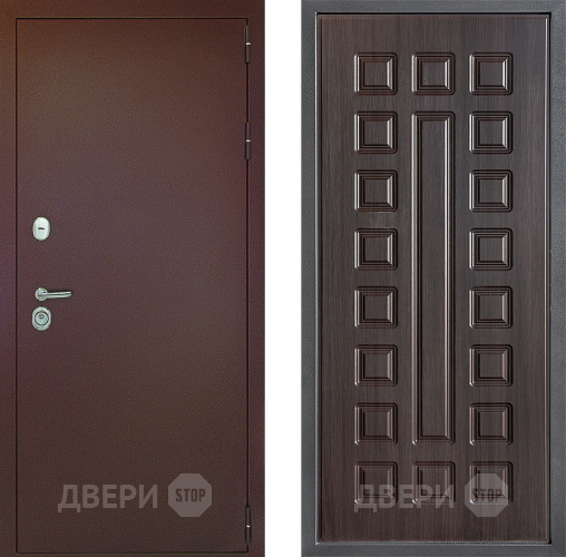 Дверь Дверной континент Рубикон Медь Дизайн ФЛ-183 Венге в Лобне