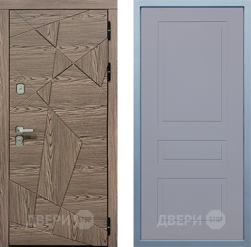 Входная металлическая Дверь Дива МД-97/2 Н-13 Силк Маус в Лобне