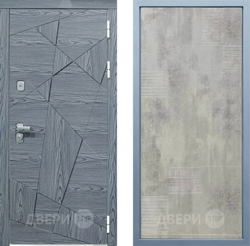 Входная металлическая Дверь Дива МД-97/3 Д-4 Бетон темный в Лобне