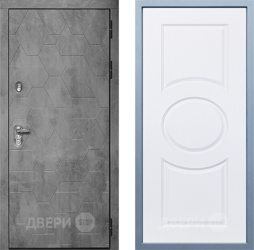 Входная металлическая Дверь Дива МД-51 Д-8 Белый в Лобне