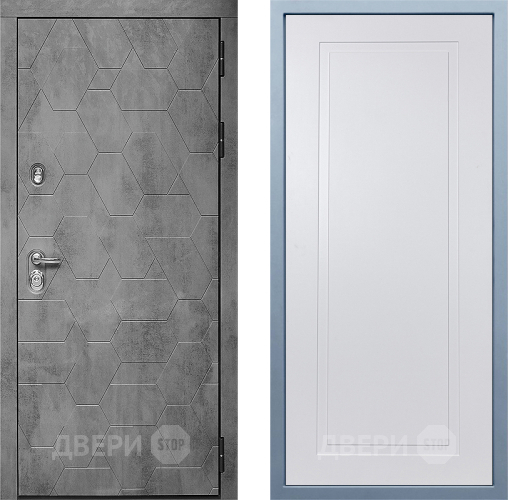 Входная металлическая Дверь Дива МД-51 Н-10 Белый в Лобне