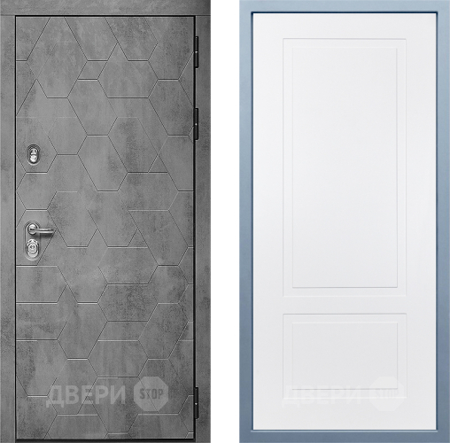 Входная металлическая Дверь Дива МД-51 Н-7 Белый в Лобне