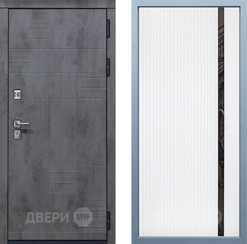 Входная металлическая Дверь Дива МД-35 МХ-46 Белый матовый в Лобне