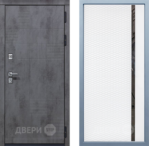 Входная металлическая Дверь Дива МД-35 МХ-47 Белый матовый в Лобне