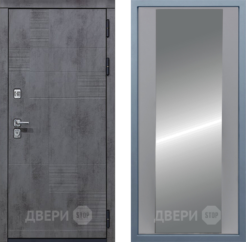 Входная металлическая Дверь Дива МД-35 Д-15 Зеркало Силк Маус в Лобне