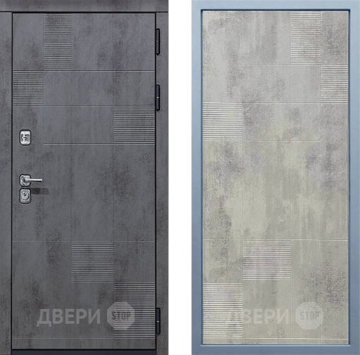 Входная металлическая Дверь Дива МД-35 Д-4 Бетон темный в Лобне