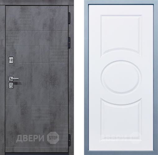 Входная металлическая Дверь Дива МД-35 Д-8 Белый в Лобне