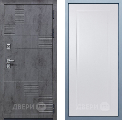 Входная металлическая Дверь Дива МД-35 Н-10 Белый в Лобне