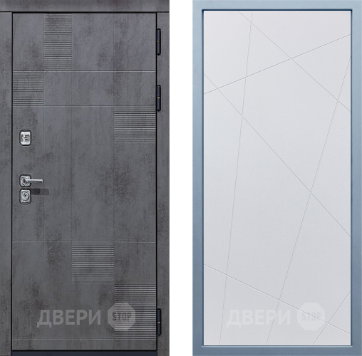 Входная металлическая Дверь Дива МД-35 Д-11 Белый в Лобне