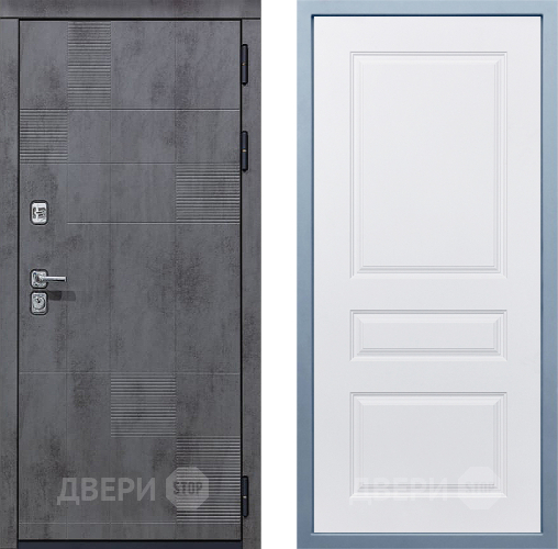 Входная металлическая Дверь Дива МД-35 Д-13 Белый в Лобне