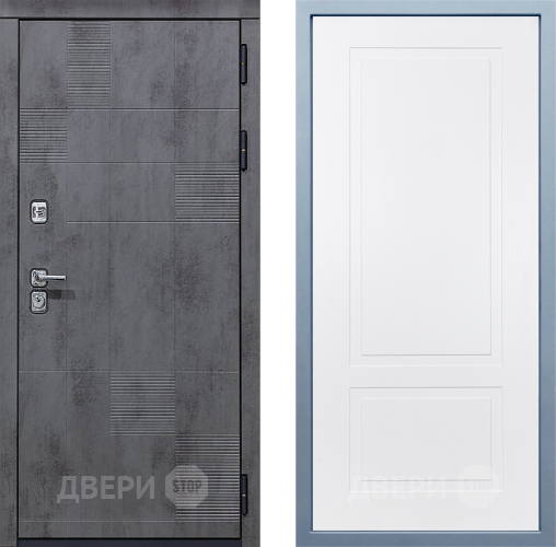 Входная металлическая Дверь Дива МД-35 Н-7 Белый в Лобне