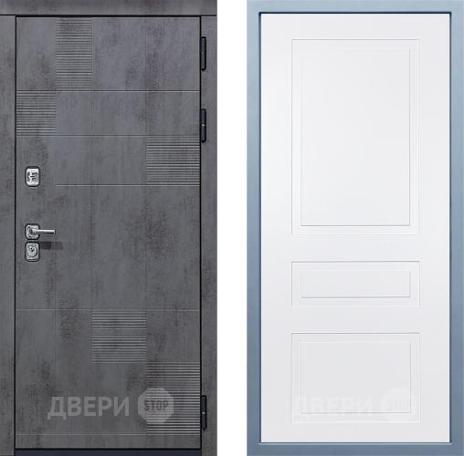 Входная металлическая Дверь Дива МД-35 Н-13 Белый в Лобне