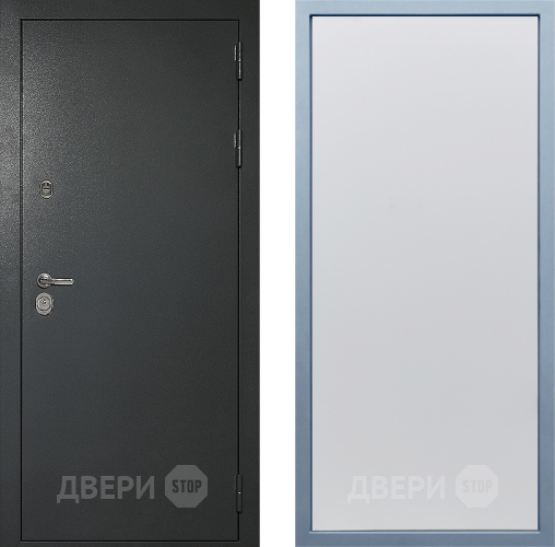 Входная металлическая Дверь Дива МД-40 Титан Н-1 Белый в Лобне