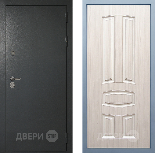 Входная металлическая Дверь Дива МД-40 Титан М-3 Сандал белый в Лобне