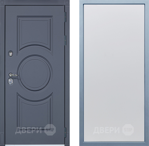 Входная металлическая Дверь Дива МХ-30 STR Н-1 Белый в Лобне