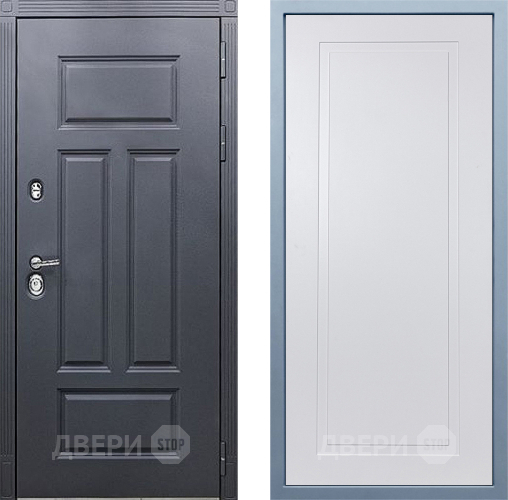 Входная металлическая Дверь Дива МХ-29 STR Н-10 Белый в Лобне