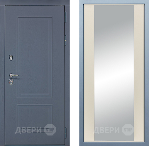Входная металлическая Дверь Дива МХ-38 STR Д-15 Зеркало Шампань в Лобне