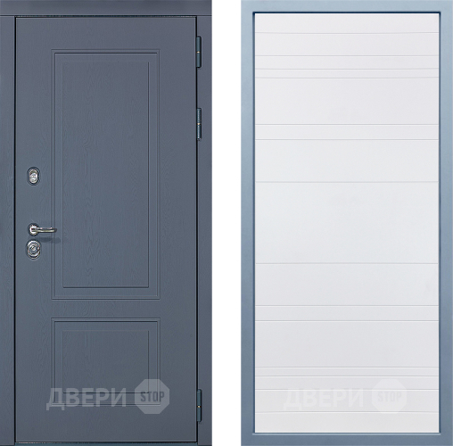 Входная металлическая Дверь Дива МХ-38 STR Д-5 Белый в Лобне