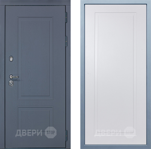 Входная металлическая Дверь Дива МХ-38 STR Н-10 Белый в Лобне