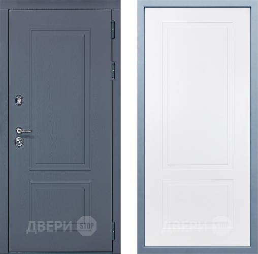 Входная металлическая Дверь Дива МХ-38 STR Н-7 Белый в Лобне
