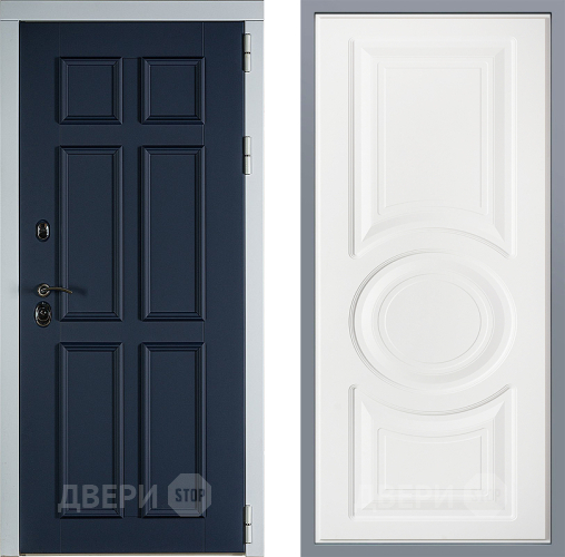 Дверь Заводские двери Стокгольм Неаполь Лофт белый в Лобне