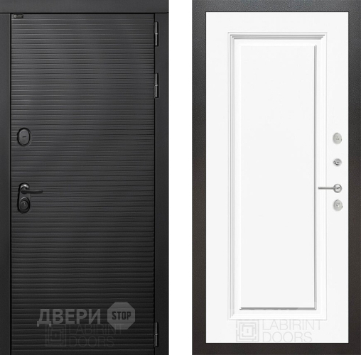 Дверь Лабиринт (LABIRINT) Вулкано 27 Белый (RAL-9003) в Лобне
