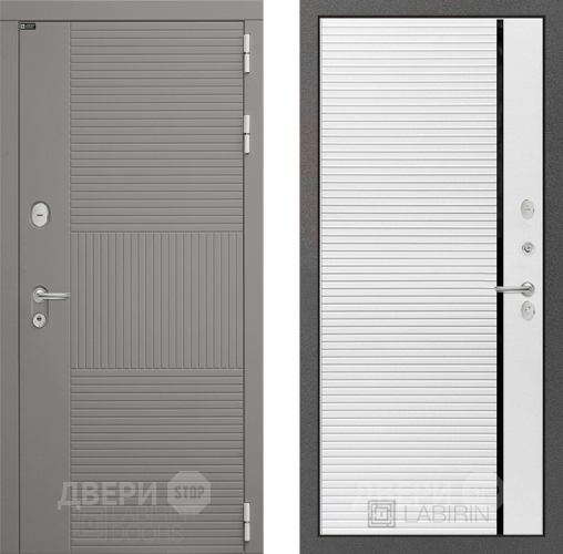 Дверь Лабиринт (LABIRINT) Формо 22 Белый софт в Лобне