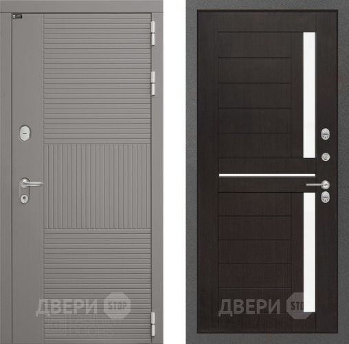 Входная металлическая Дверь Лабиринт (LABIRINT) Формо 02 Венге в Лобне