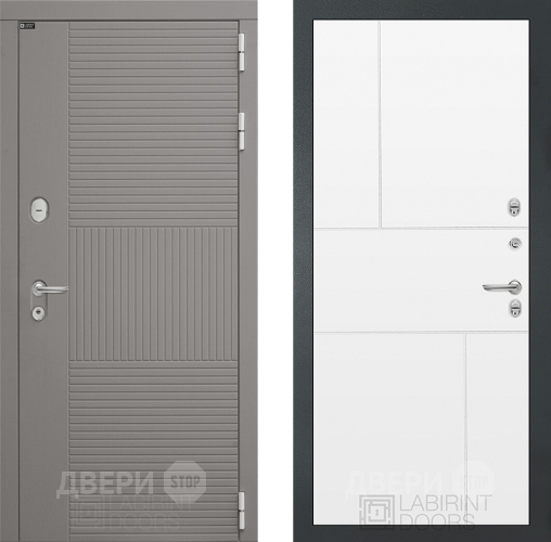 Дверь Лабиринт (LABIRINT) Формо 21 Белый софт в Лобне