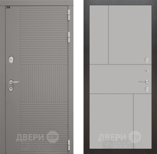 Входная металлическая Дверь Лабиринт (LABIRINT) Формо 21 Грей софт в Лобне