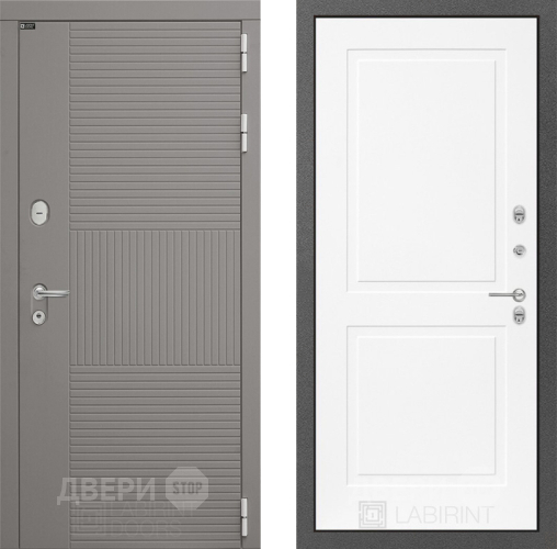 Дверь Лабиринт (LABIRINT) Формо 11 Белый софт в Лобне